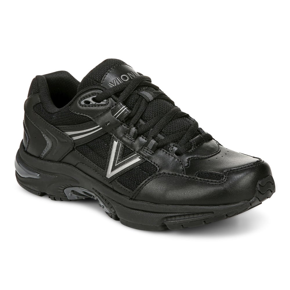 Vionic Women's Black 23Walk 2.0 Trainer With Arch Support In