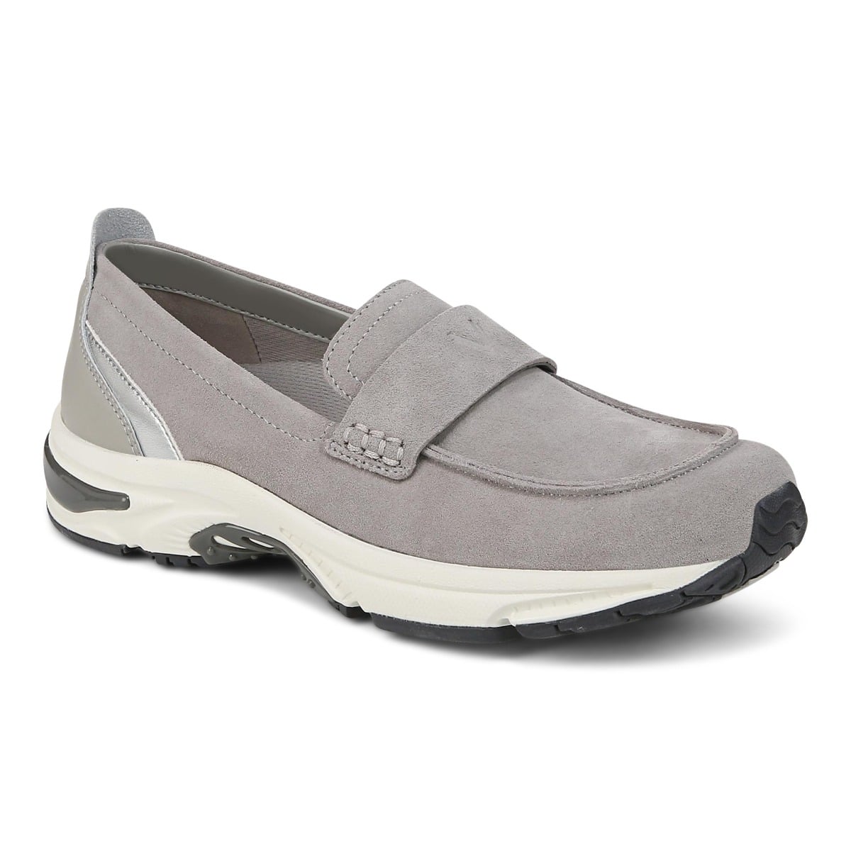 Vionic Women's Paloma Grey 23Walk Roam Loafer With Arch Support In