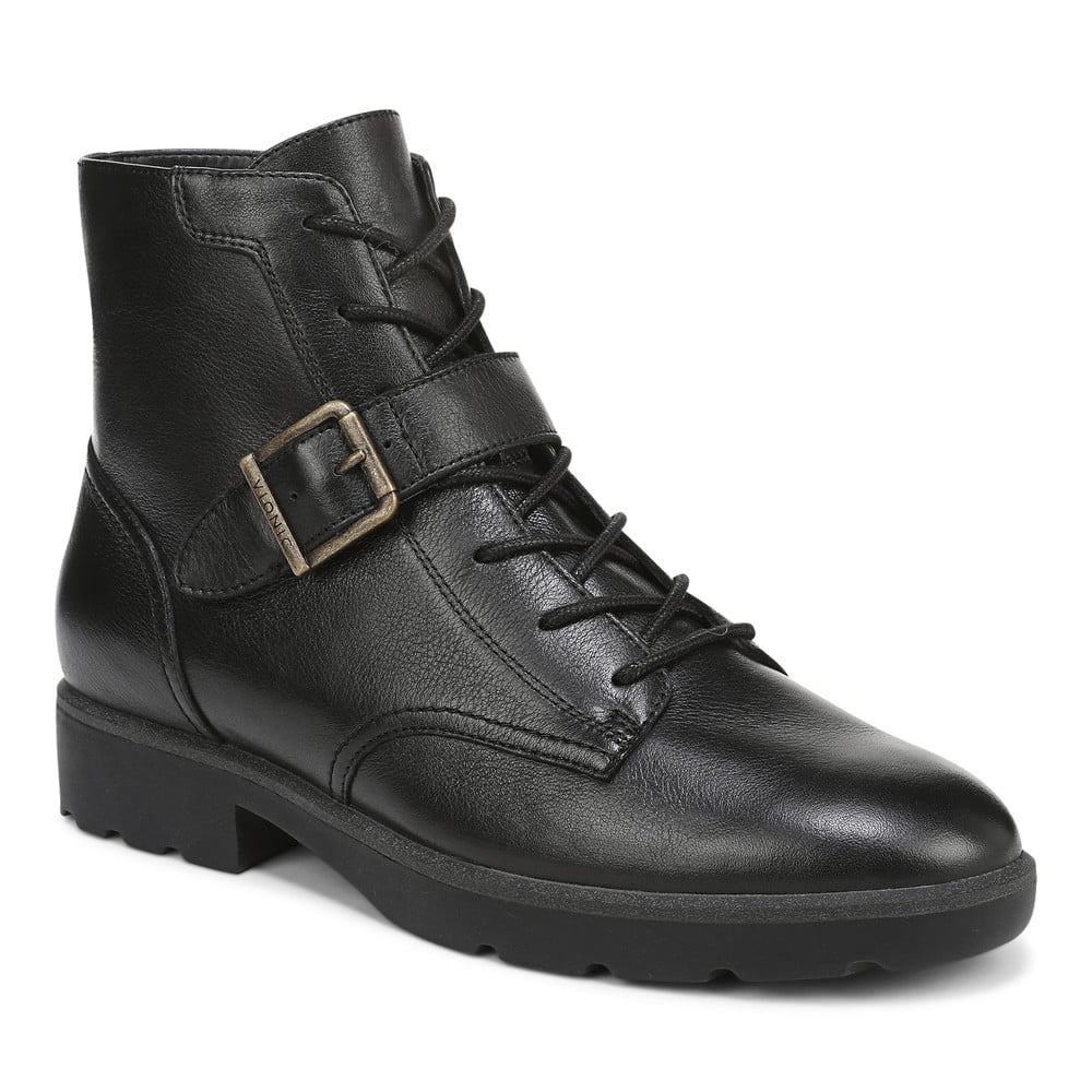 Vionic Women's Black Catina Boot With Arch Support In