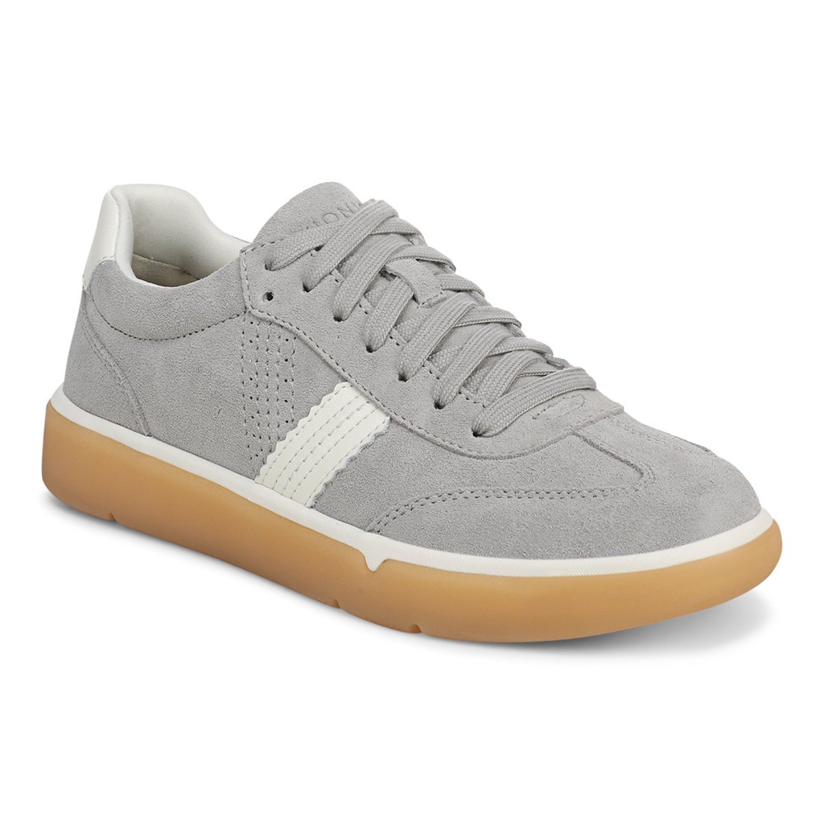 Vionic Vionic City Walk Trainer with Arch Support in Paloma Grey Suede