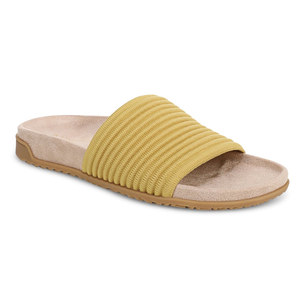 Vionic Women's Dijon Evie Knit Slide Sandal With Arch Support In