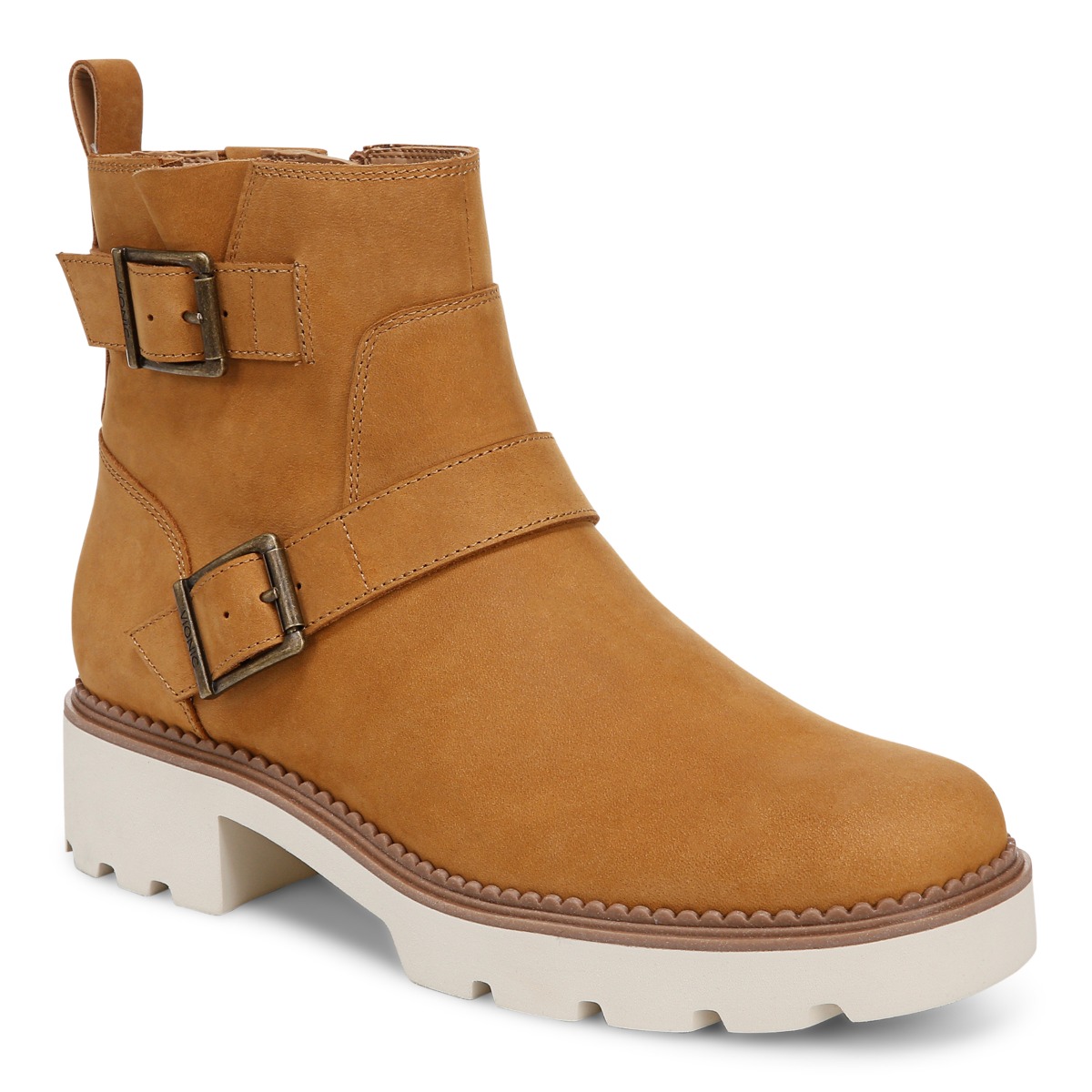 Vionic Women's Wheat Folsom Ankle Boot With Arch Support In