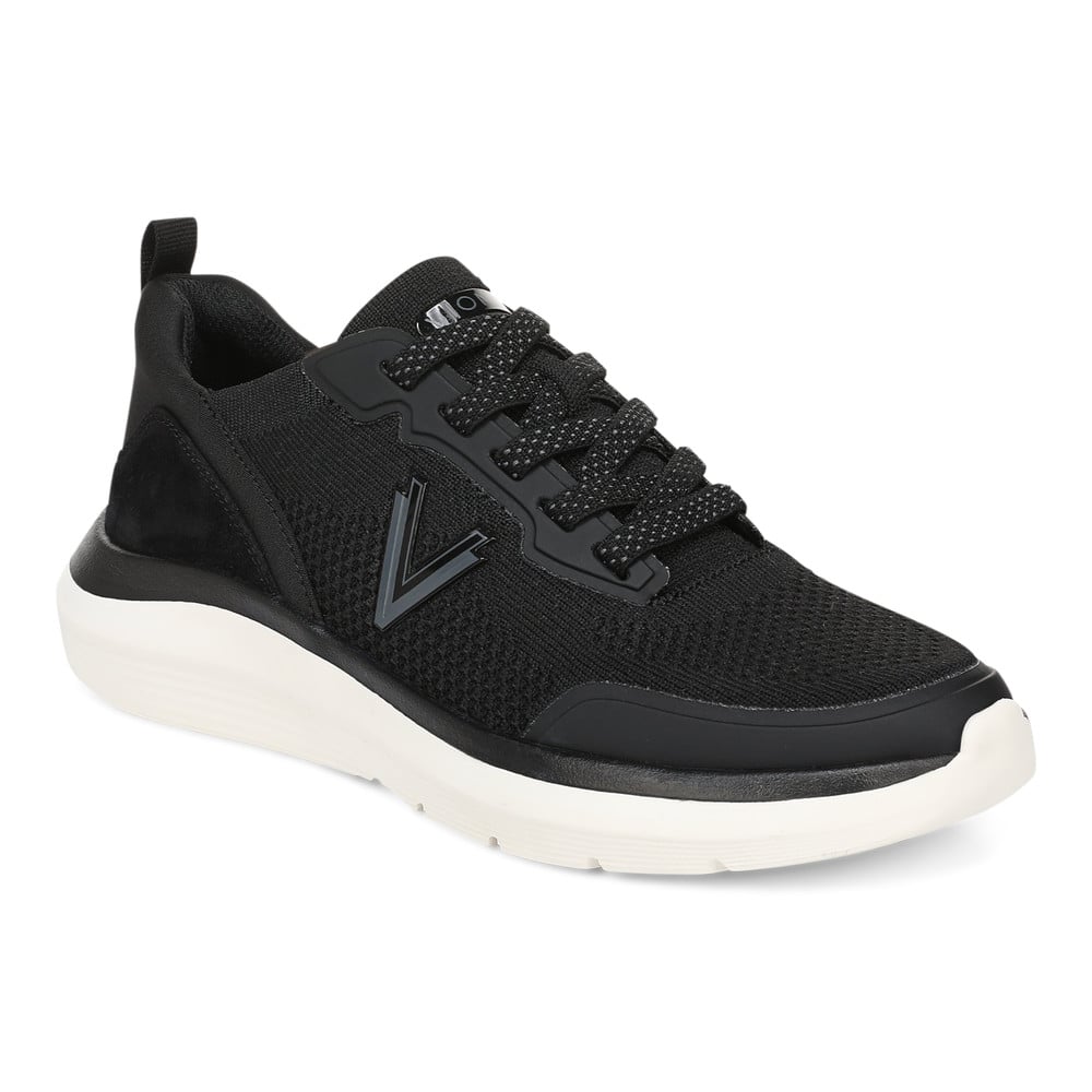 Vionic Women's Black Hayward Slip On Trainer With Arch Support In