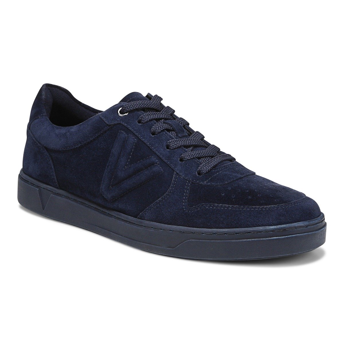 Vionic Lucas Court Lace Up Trainer In Blue