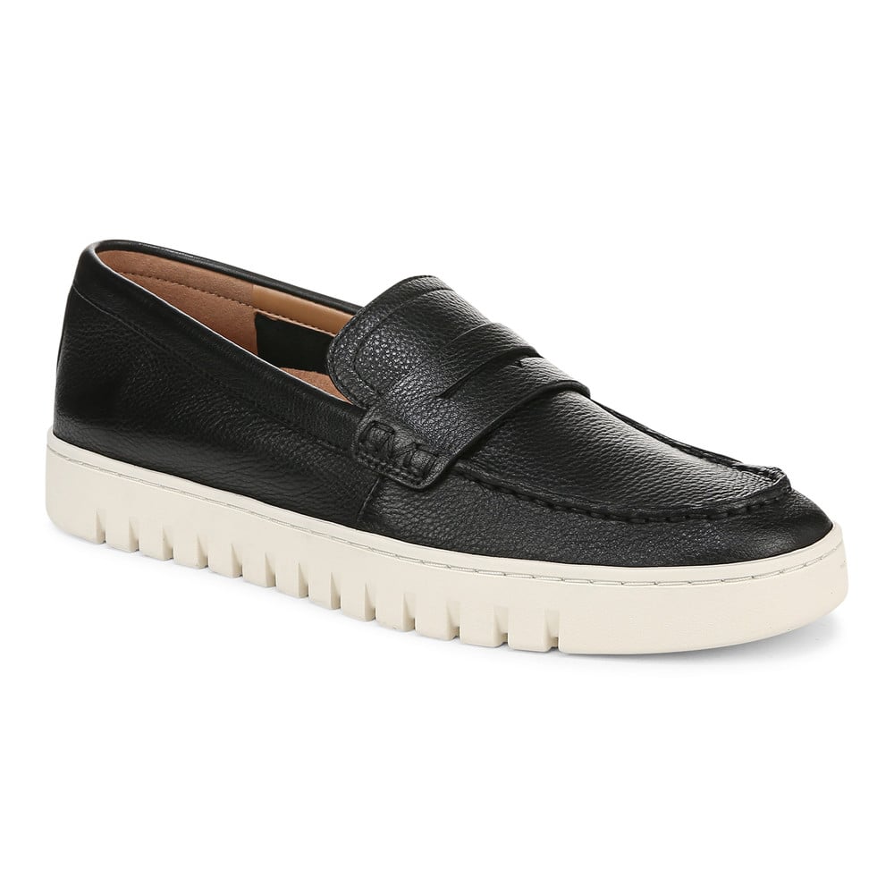 Vionic Men's Black Uptown Loafer With Arch Support In