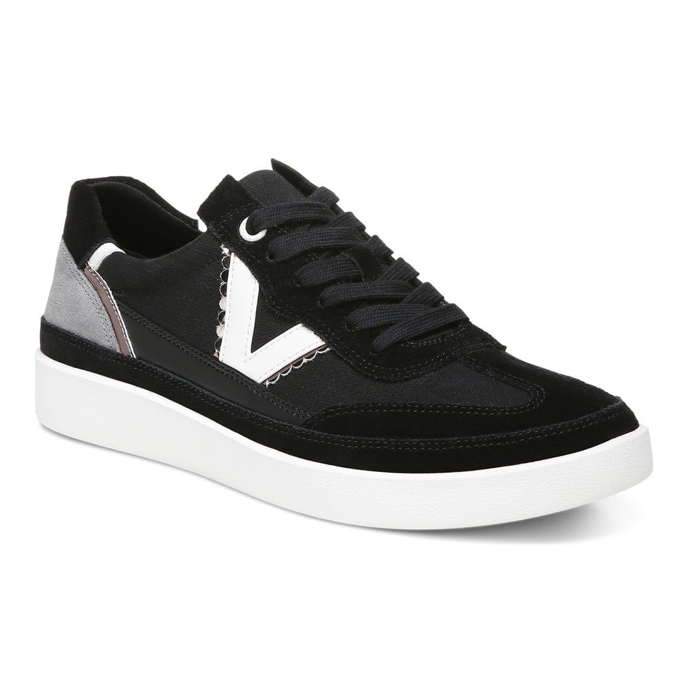 Vionic Women's Black Mylie Trainer With Arch Support In