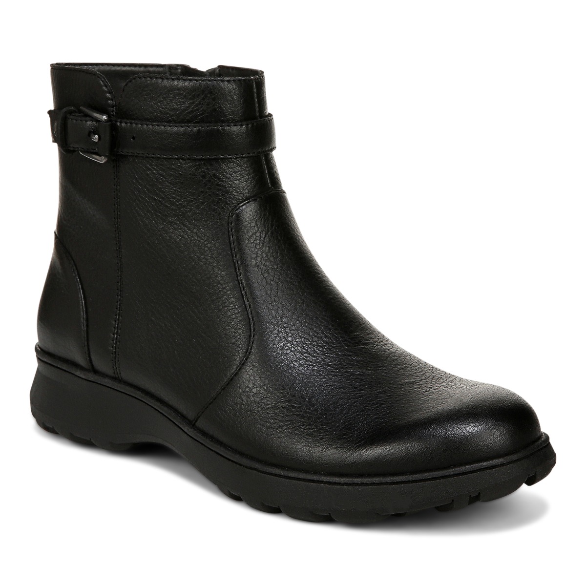 Vionic Women's Black Redding Ankle Boot With Arch Support In