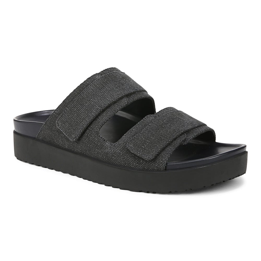 Vionic Women's Black Riviera Platform Sandal With Arch Support In
