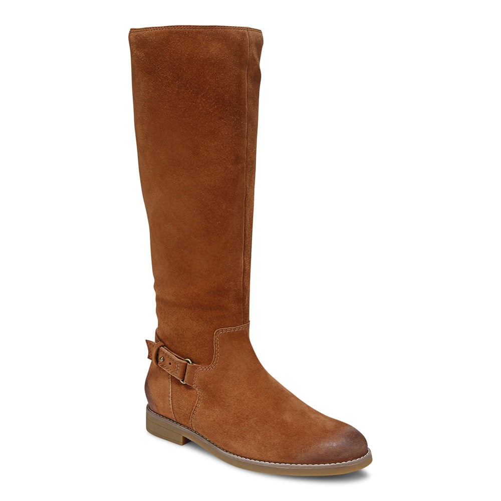 Vionic Rochelle Knee High Boot with Arch Support in Tan Vionic Rochelle Knee High Boot with Arch Support in Tan