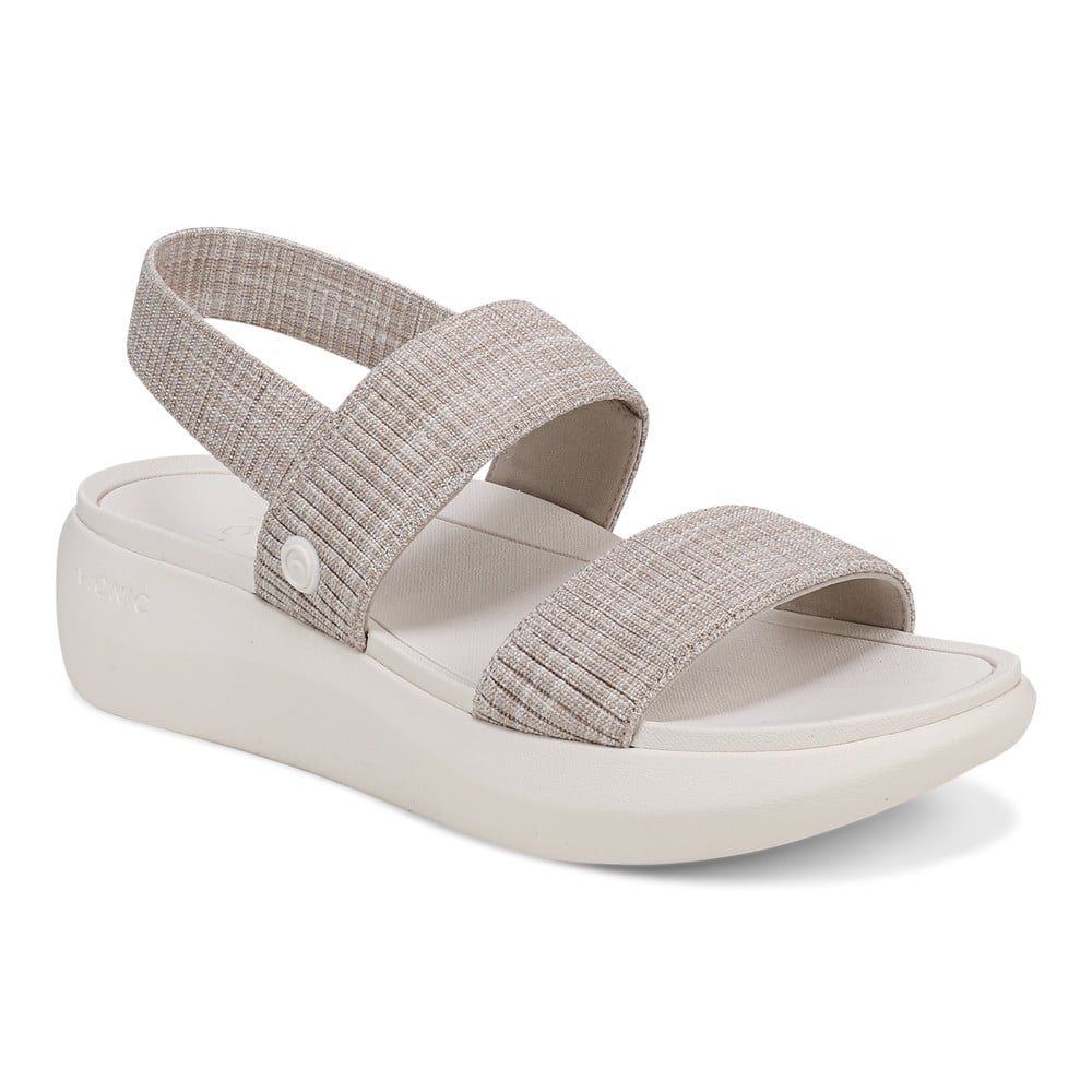 Vionic Women's Sea Salt Sky Slingback Sandal With Arch Support In