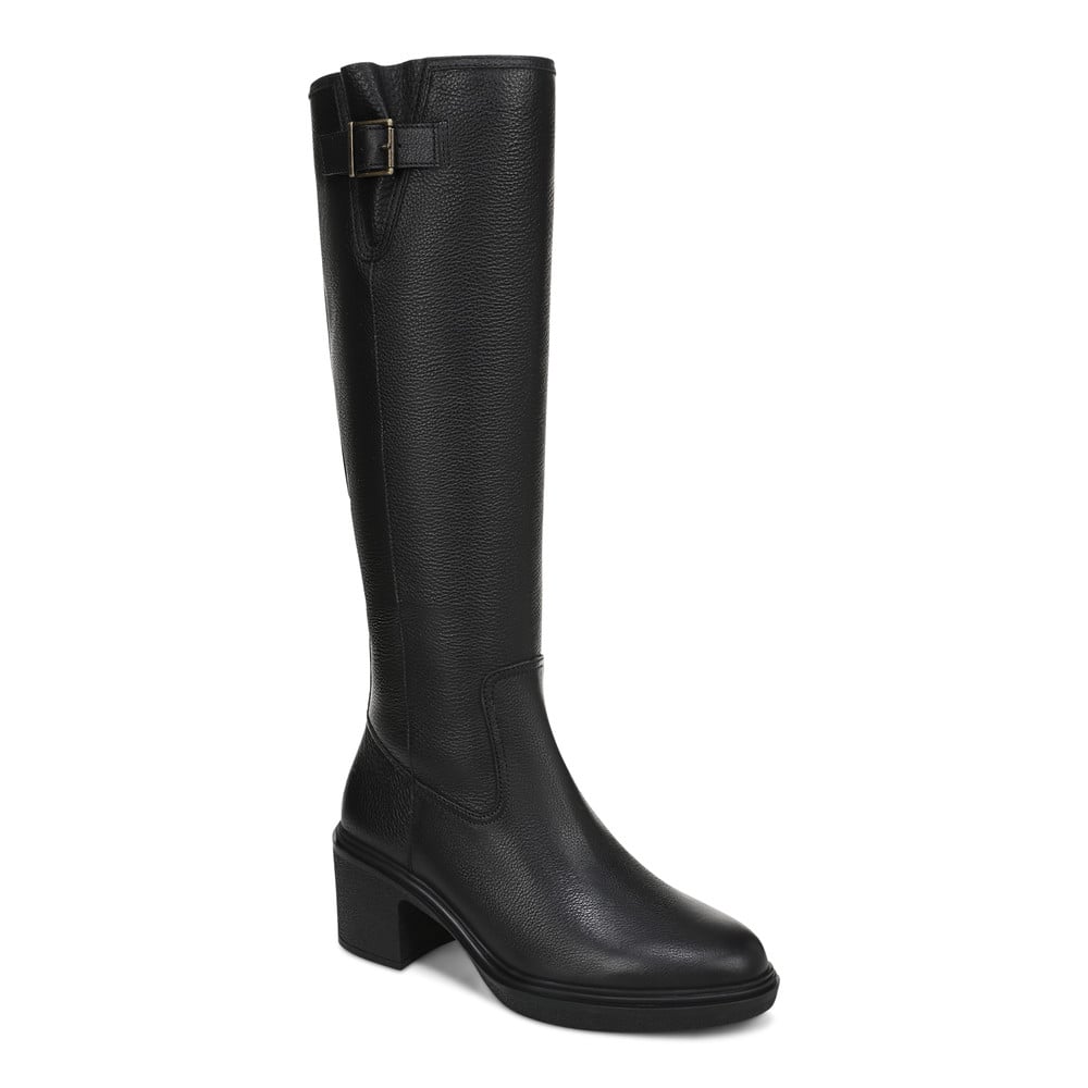 Vionic Women's Black Sonora Knee High Boot With Arch Support In