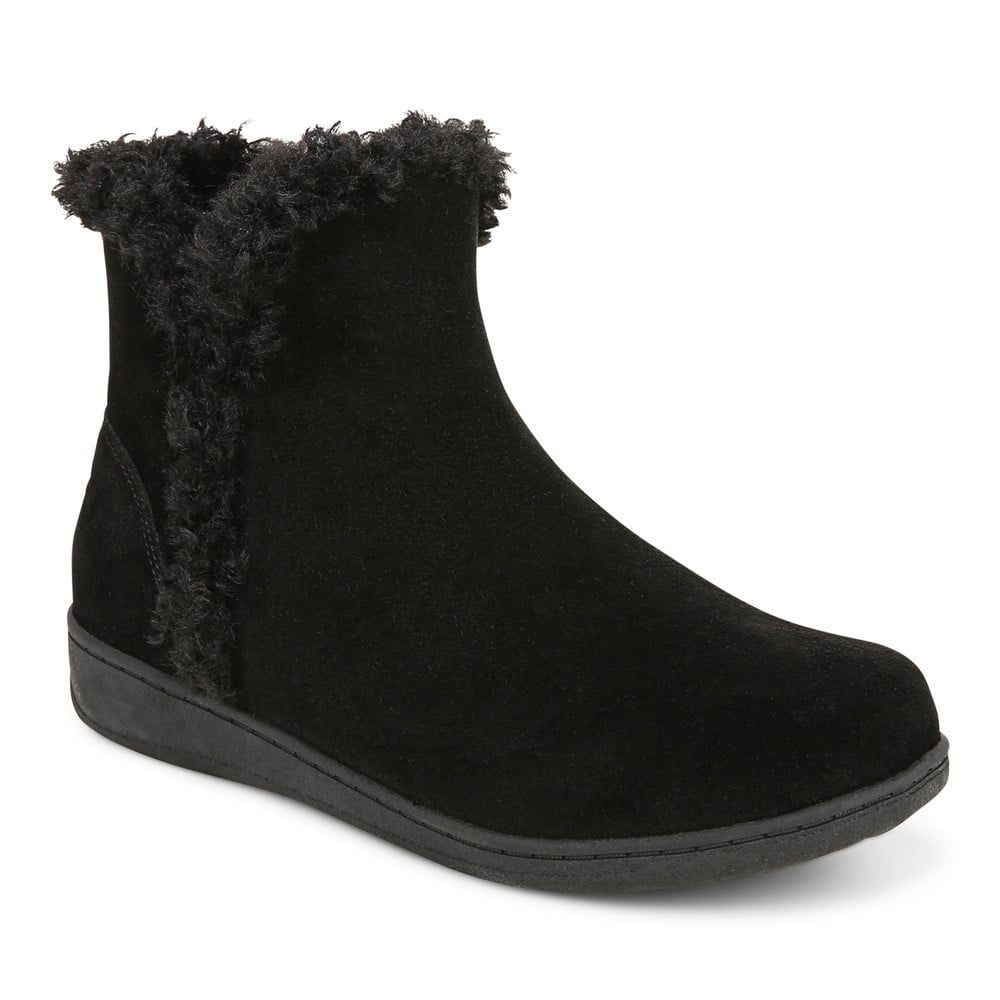 Vionic Women's Black Unwind Boot With Arch Support In