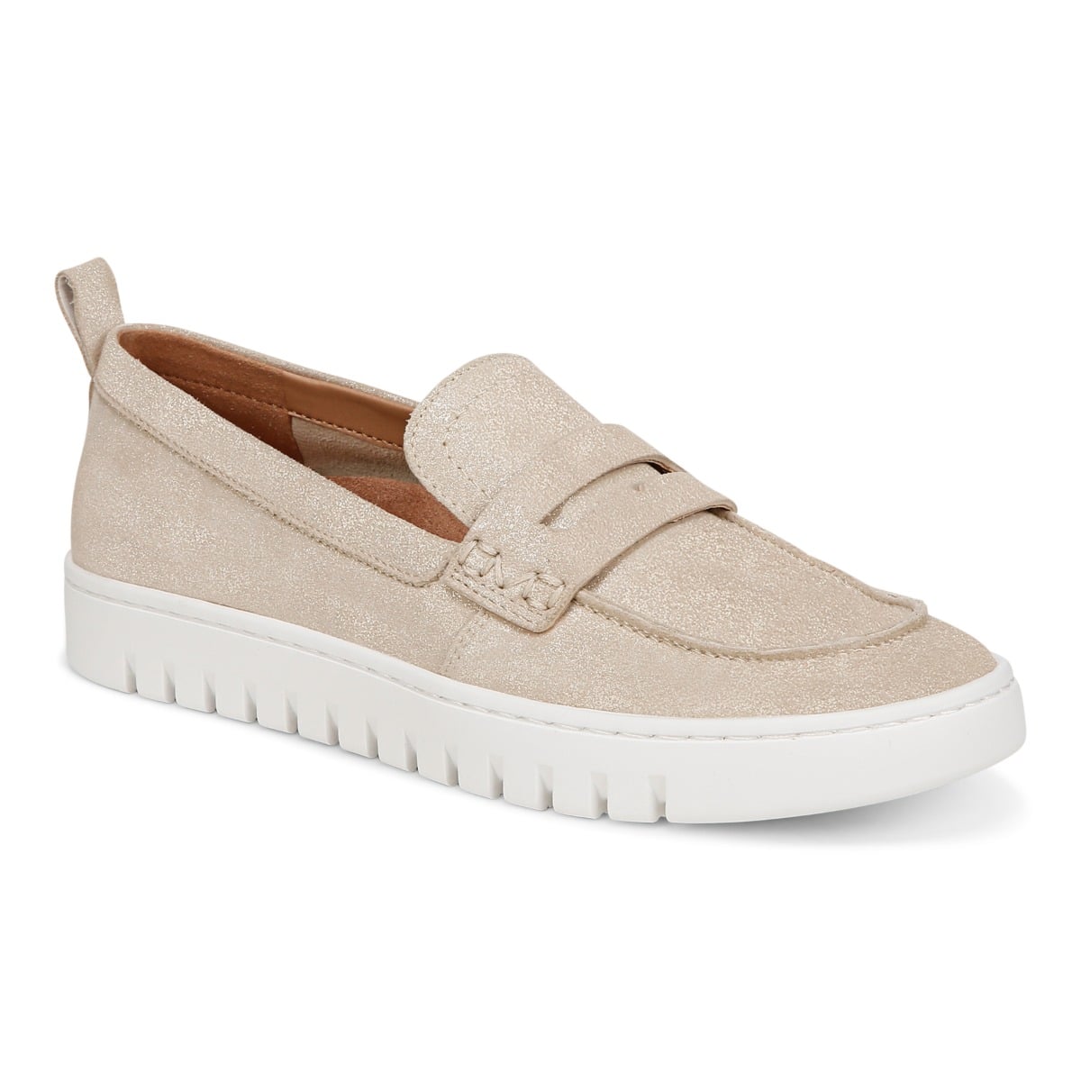 Vionic Women's Gold Uptown Loafer With Arch Support In