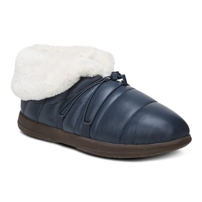 Vionic Gabrie Slipper with Arch Support in Navy