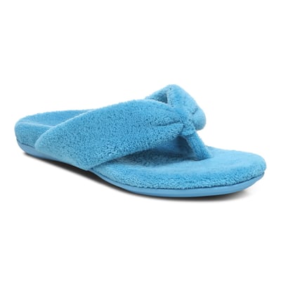 Vionic Lydia Slipper with Arch Support in Deep Teal