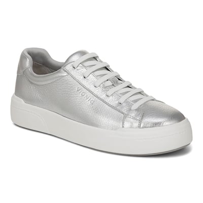 Vionic Colbie Slip On Trainer with Arch Support in Silver