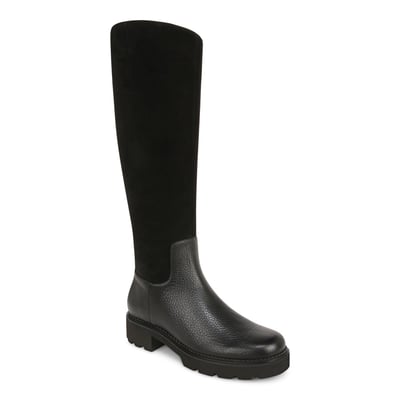 Vionic Fallbrook Knee High Boot with Arch Support in Black