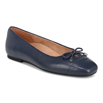 Vionic Klara Ballet Flat with Arch Support in Navy