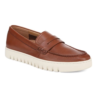 Vionic Uptown Loafer with Arch Support in Tan