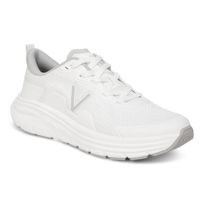 Vionic Walk Max Lace Up Trainer with Arch Support in White