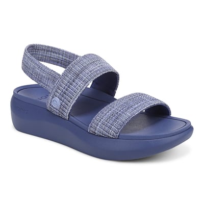 Vionic Sky Slingback Sandal with Arch Support in Marlin Blue