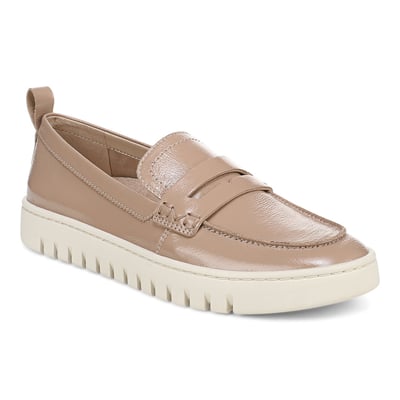 Vionic Uptown Loafer with Arch Support in Desert Sand Leather