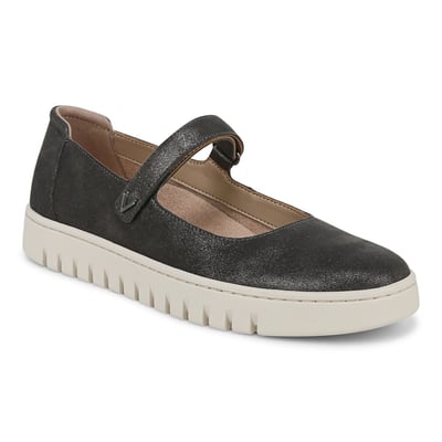 Vionic Uptown Mary Jane with Arch Support in Polluted Silver