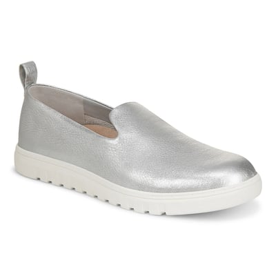 Vionic Uptown Willa Slip On Trainer with Arch Support in Silver