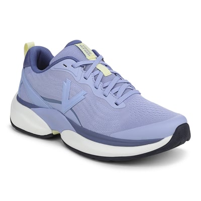 Vionic Walk Quest Knit Trainer with Arch Support in Easter Egg Purple